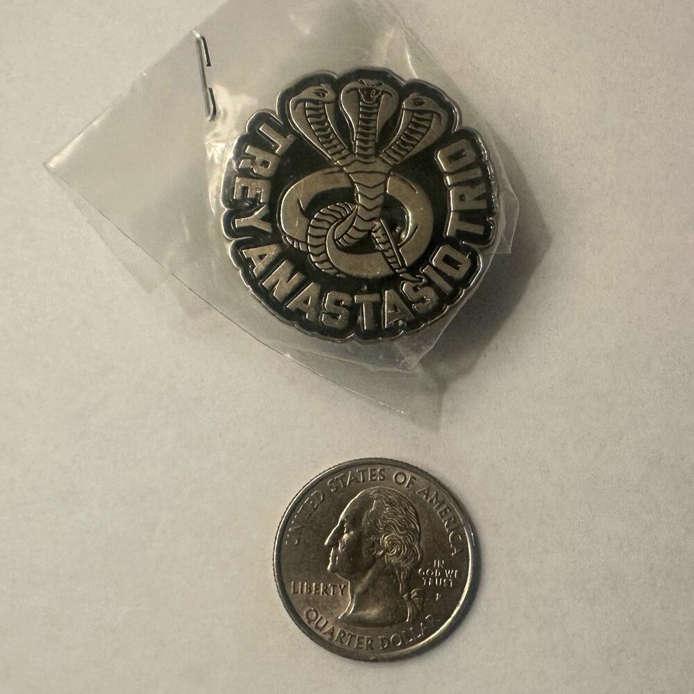 TREY ANASTASIO TRIO band pin.